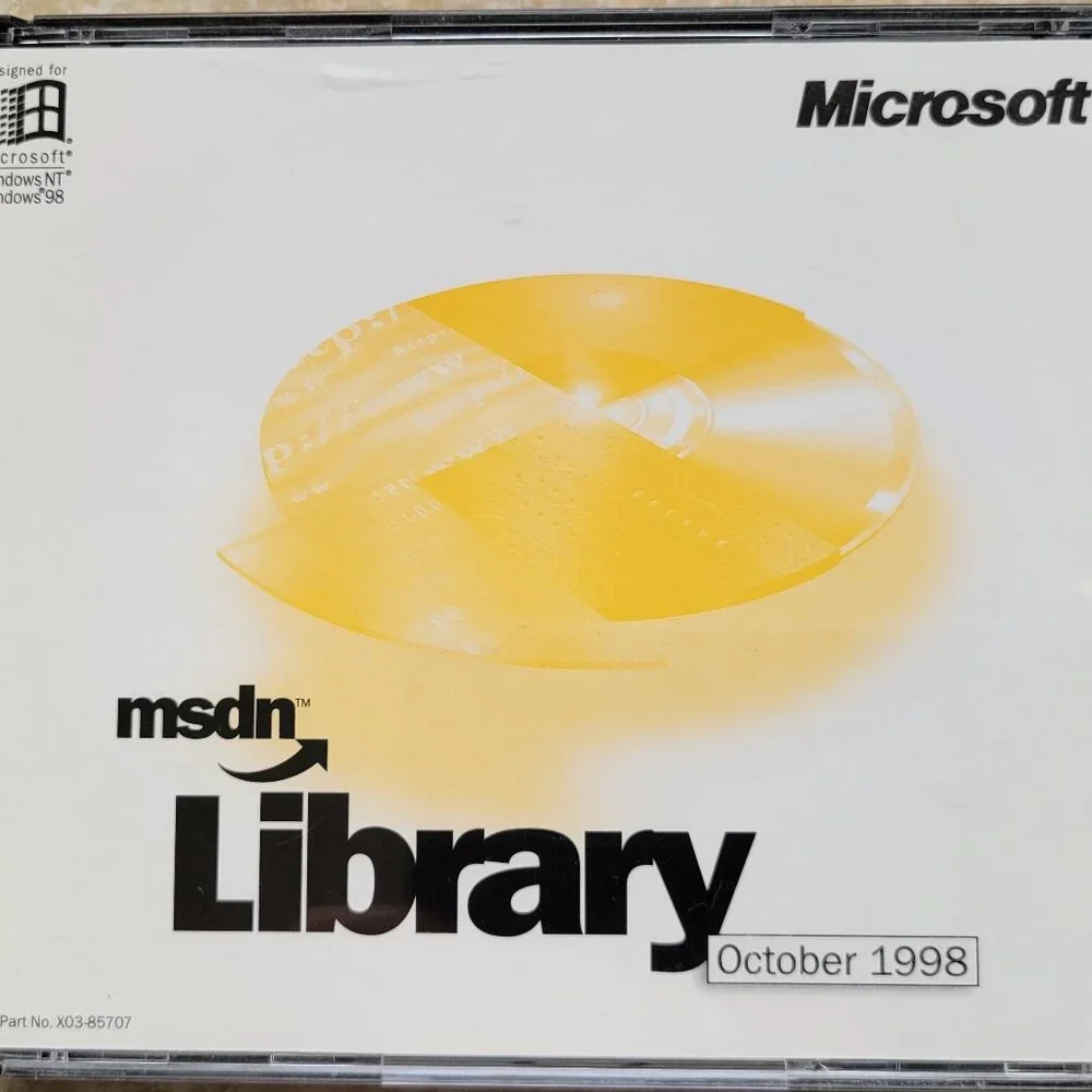 Vintage - Microsoft MSDN Library, 3 CDs for Windows NT and Windows 98